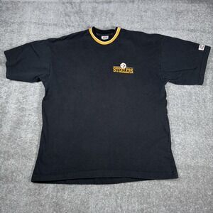 Vintage Steelers‎ Legends Athletics T-Shirt Men's XL?? Black Embroidered Heavy